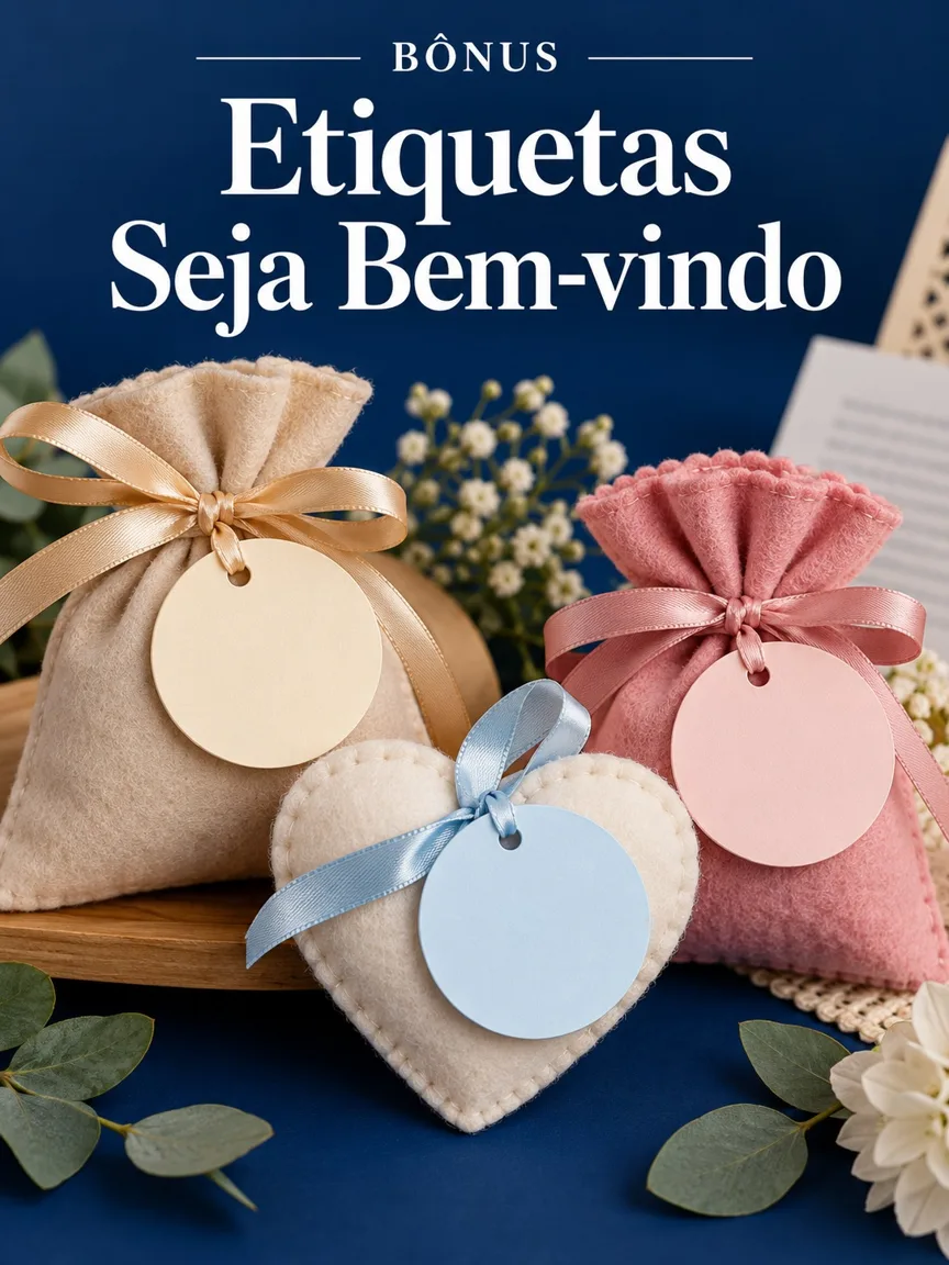 Capa do bônus Etiquetas Seja Bem-vindo